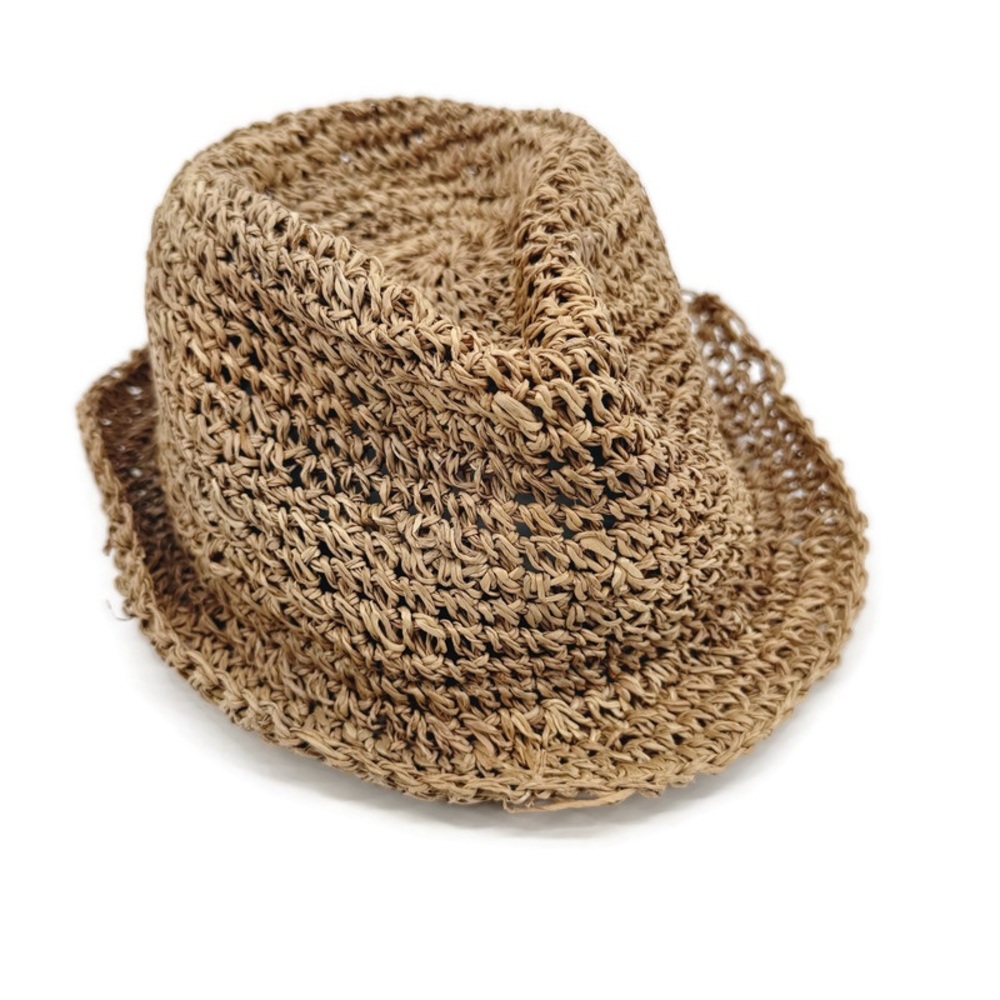 Free Authority Straw‎ Fedora Hat S/M